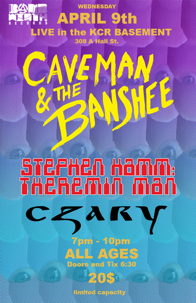 KCR Basement Show – Caveman & the Banshee w/ Theremin Man & Czary